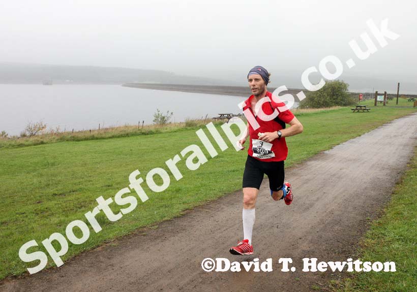 Ceri Rees on his way to winning the Kielder Marathon for the second year.